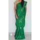 Green puresilk handwork saree